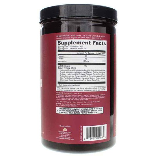 Multi Collagen Protein Powder Plus, ANN